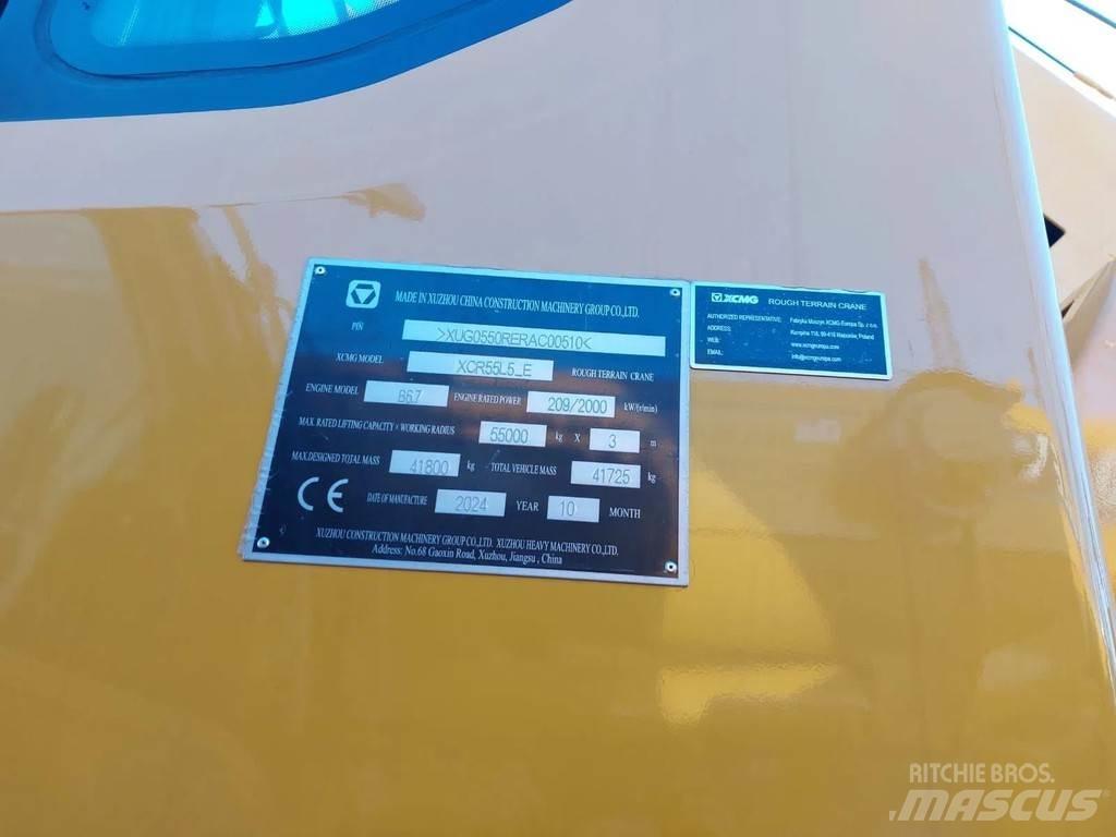 XCMG XCR55L5_E رافعات الطرق الوعرة