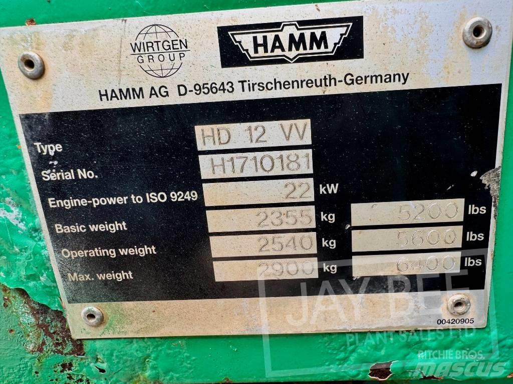 Hamm HD 12 مداحل ثنائية الاسطوانة