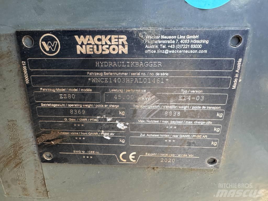 Wacker Neuson EZ80 حفارات زحافة