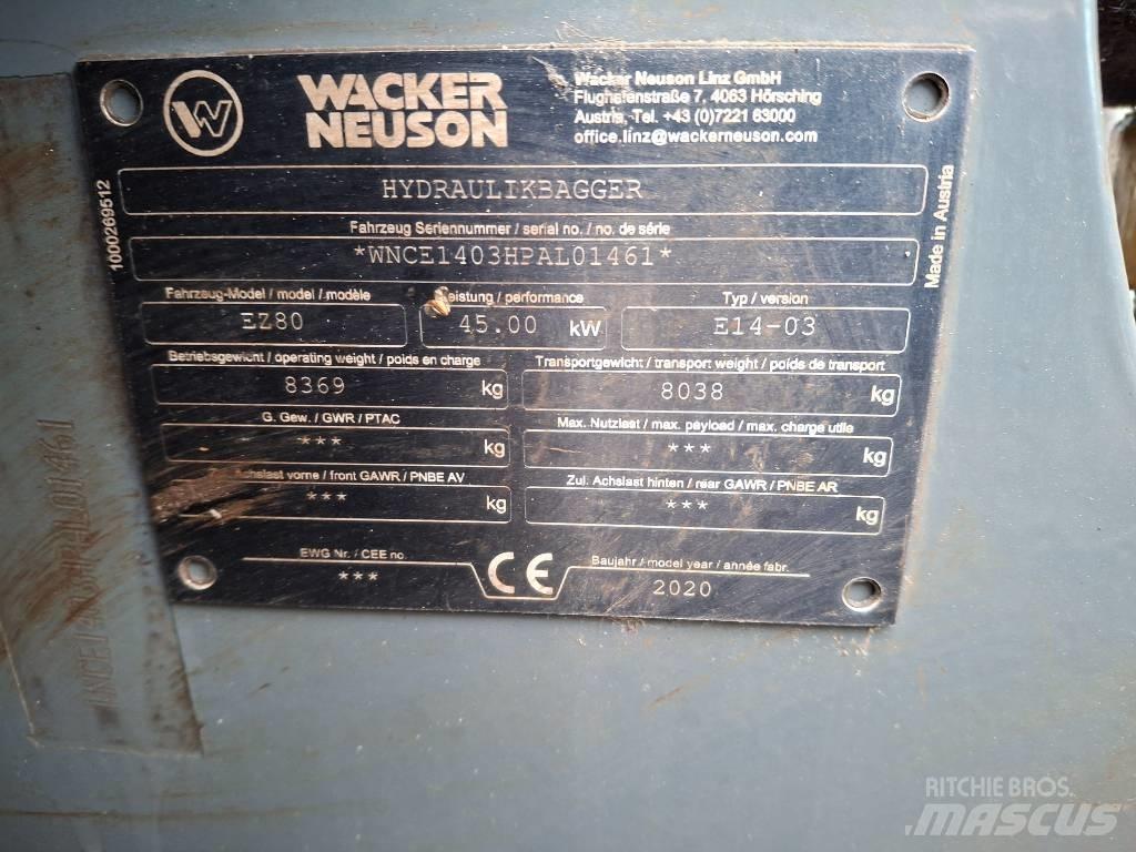 Wacker Neuson EZ80 حفارات زحافة