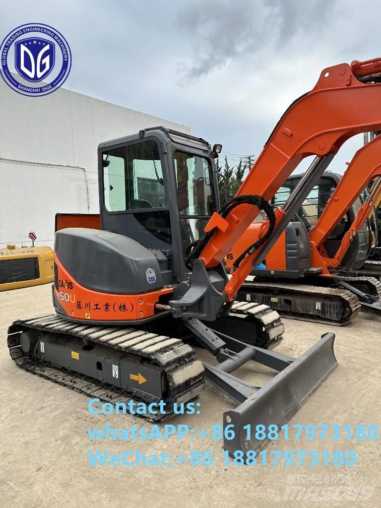Hitachi ZX 50 U حفارات صغيرة أقل من 7 طن (حفارات صغيرة)