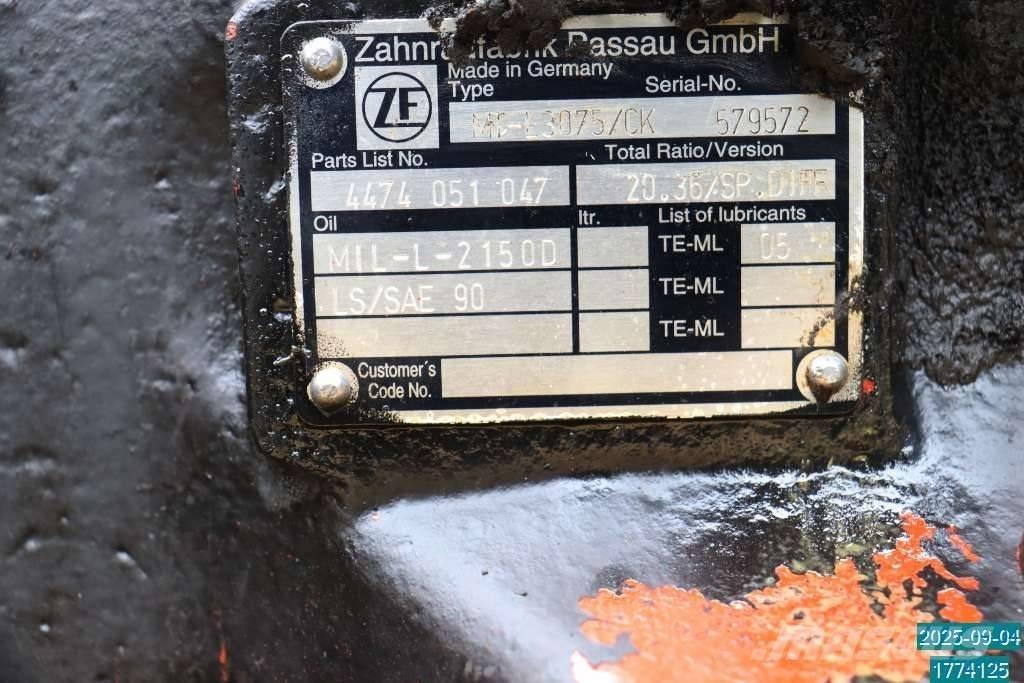 Huddig 1160 D محور العجلة