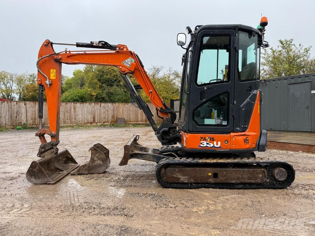 Hitachi ZX 33 U-6 حفارات صغيرة أقل من 7 طن (حفارات صغيرة)