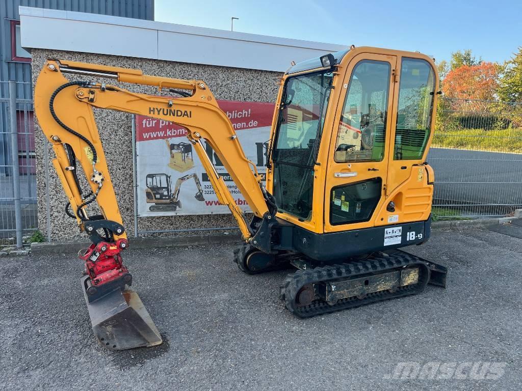 Hyundai R18-9 حفارات صغيرة أقل من 7 طن (حفارات صغيرة)