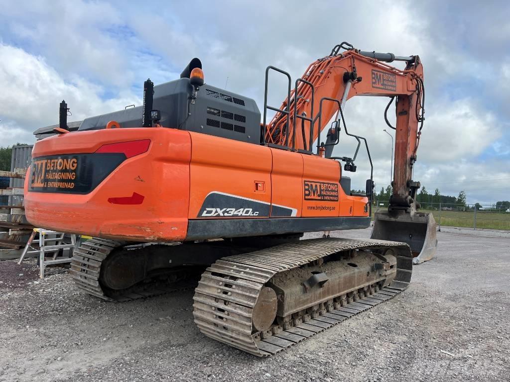 Doosan DX 340 LC-5 حفارات زحافة