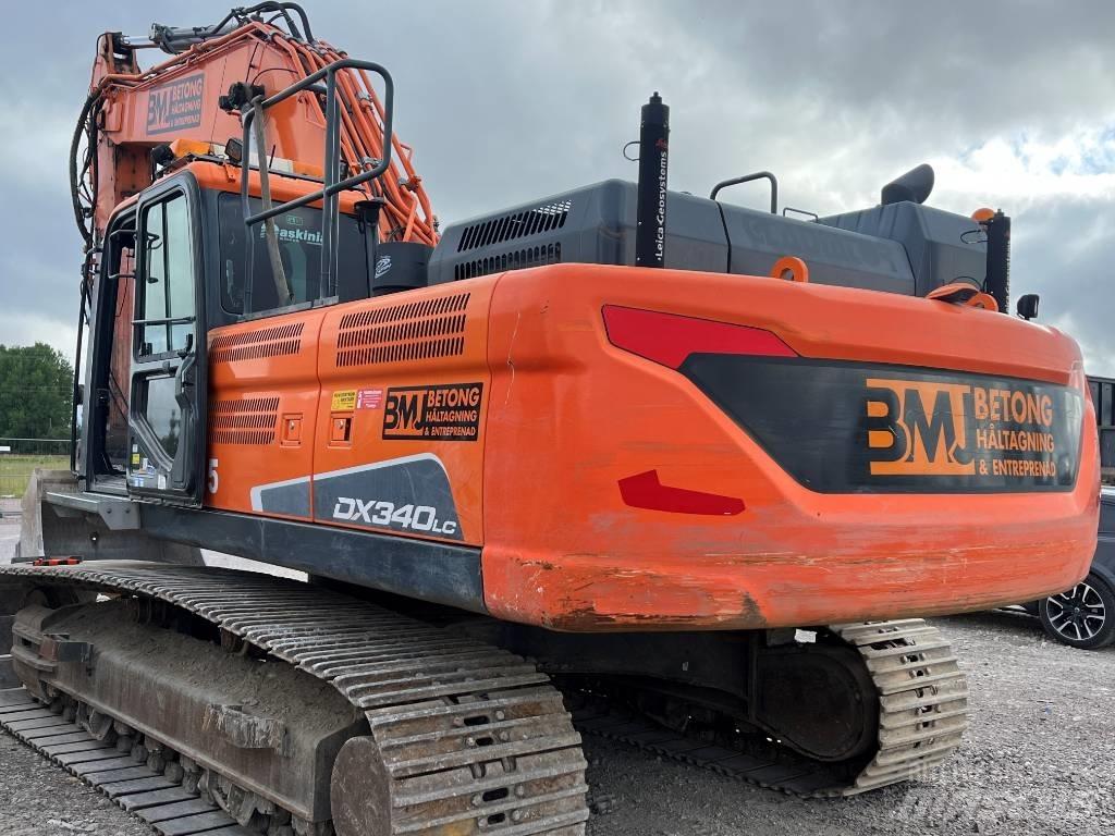 Doosan DX 340 LC-5 حفارات زحافة