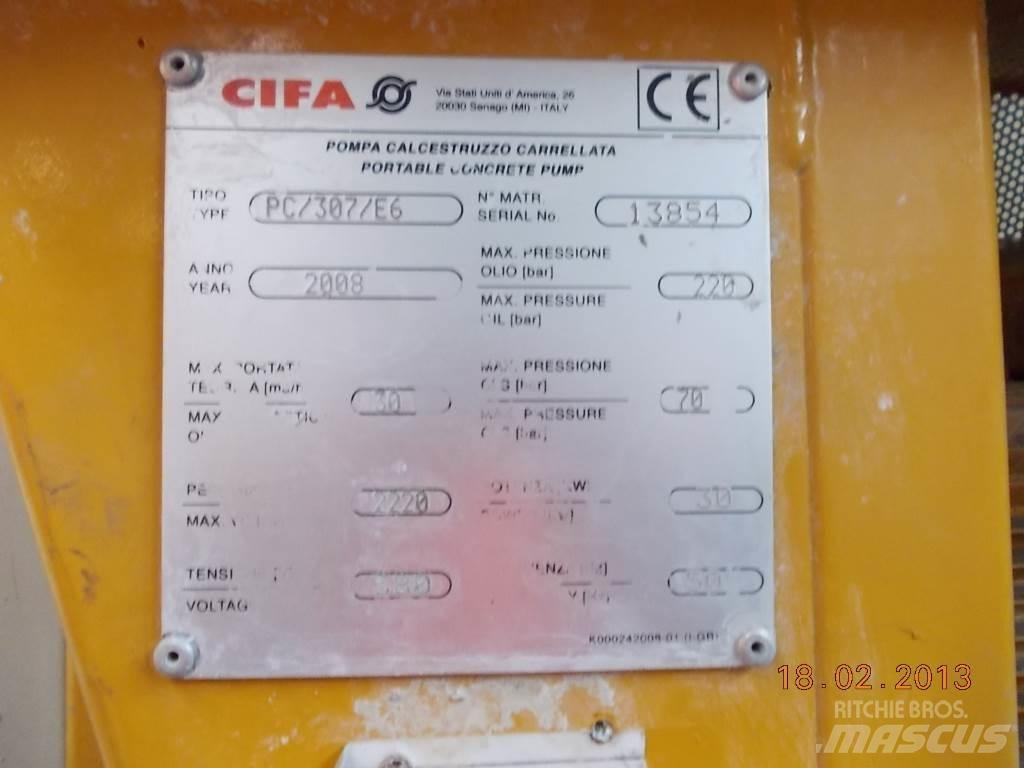Cifa PC 307 E6 مضخات خرسانة