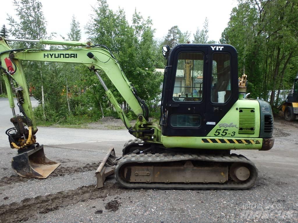 Hyundai Robex 55-3 حفارات صغيرة أقل من 7 طن (حفارات صغيرة)
