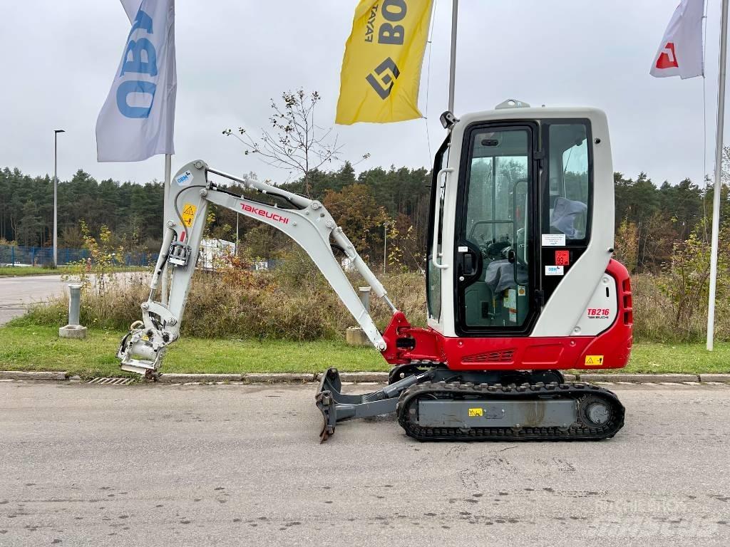 Takeuchi TB 216A V4 حفارات صغيرة أقل من 7 طن (حفارات صغيرة)