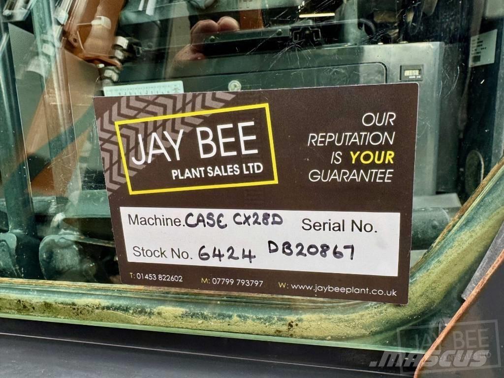 CASE CX28D حفارات صغيرة أقل من 7 طن (حفارات صغيرة)