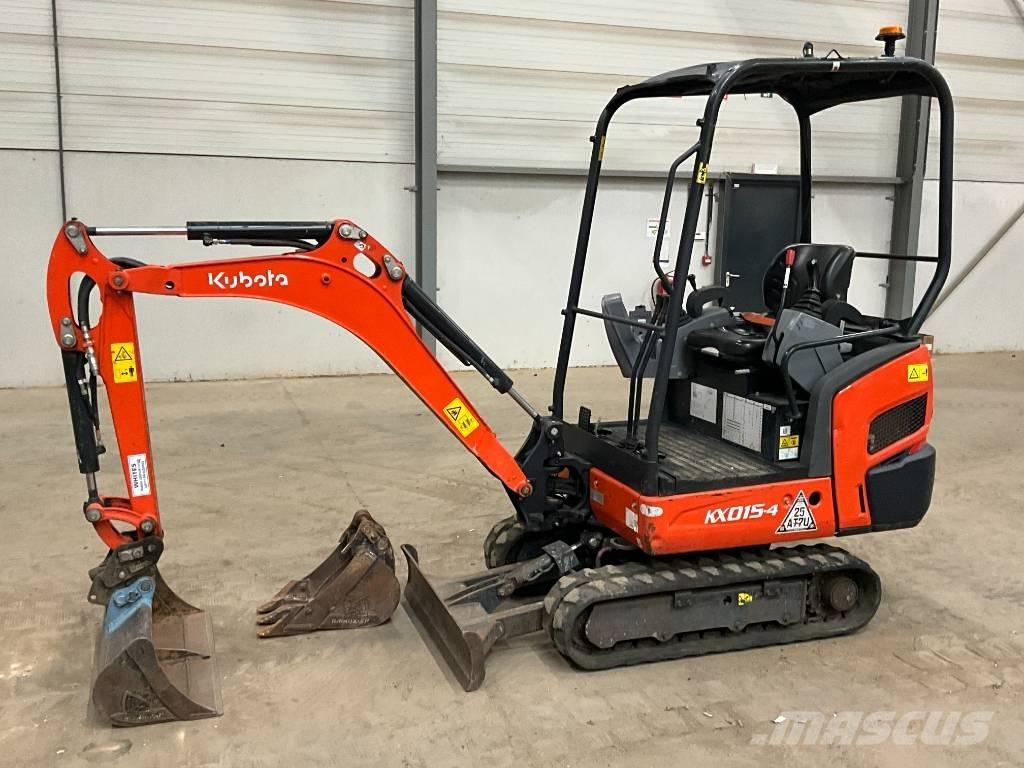 Kubota KX 015-4 حفارات صغيرة أقل من 7 طن (حفارات صغيرة)