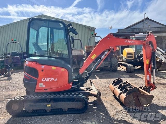 Kubota U 27-4 حفارات صغيرة أقل من 7 طن (حفارات صغيرة)