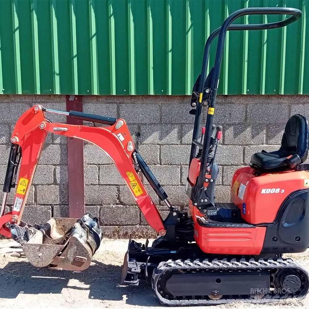 Kubota K008-3 حفارات صغيرة أقل من 7 طن (حفارات صغيرة)