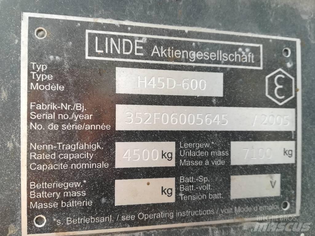 Linde H 45 D 600 شاحنات الديزل