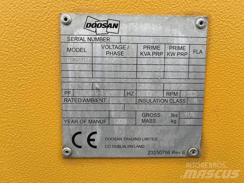 Doosan G 60 مولدات ديزل