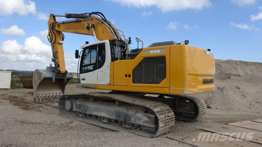 Liebherr R945 3d GPS حفارات زحافة