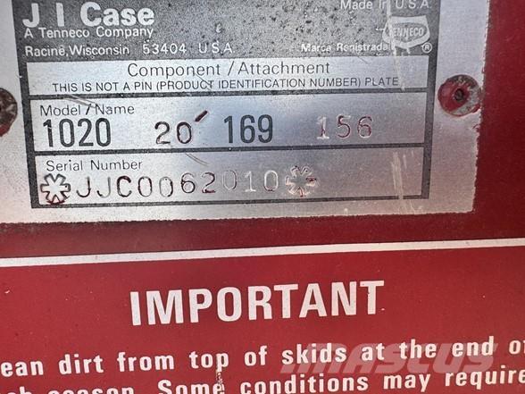 Case IH 1020 رؤوس الحصادات الدراسات