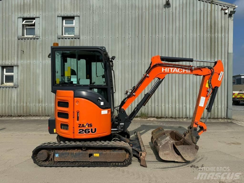 Hitachi ZX 26 U-5 حفارات صغيرة أقل من 7 طن (حفارات صغيرة)
