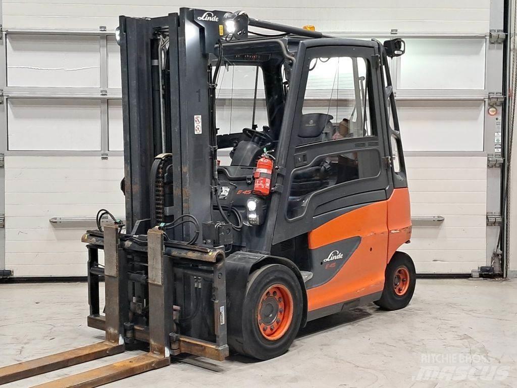 Linde E45H-01/600 شاحنات ذات رافعات شوكية تعمل بالكهرباء
