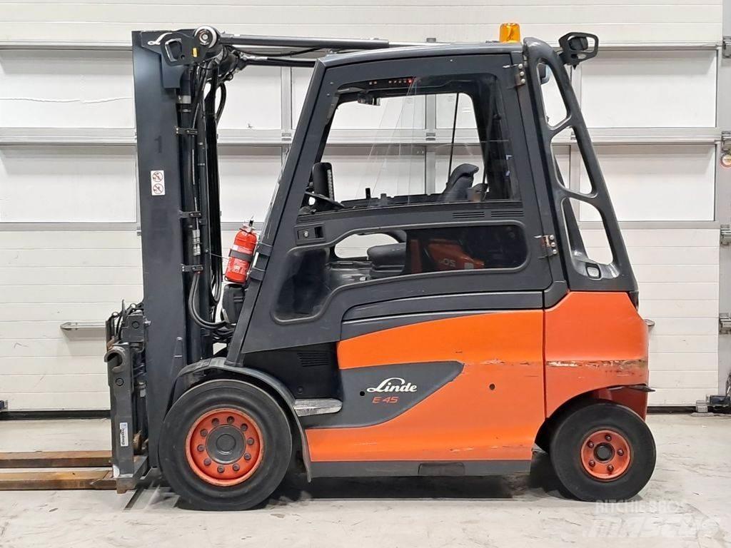 Linde E45H-01/600 شاحنات ذات رافعات شوكية تعمل بالكهرباء