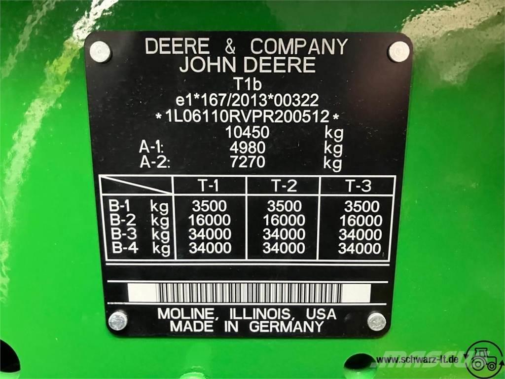 John Deere 6R 110 الجرارات
