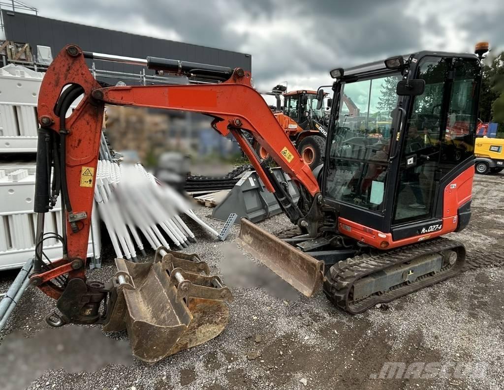 Kubota KX 027 حفارات صغيرة أقل من 7 طن (حفارات صغيرة)