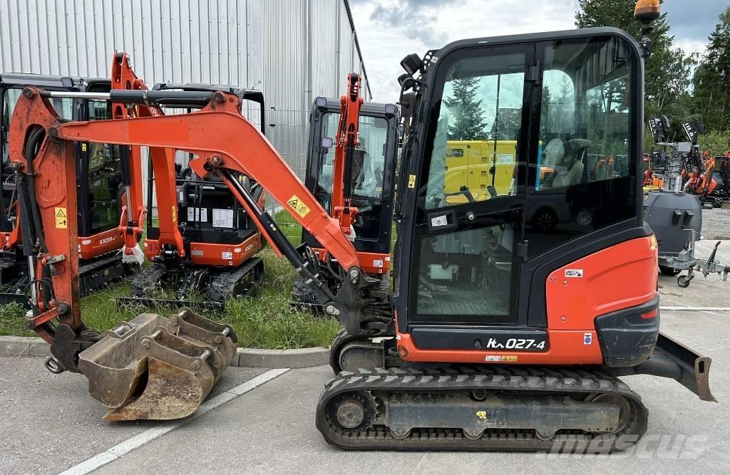 Kubota KX 027 حفارات صغيرة أقل من 7 طن (حفارات صغيرة)