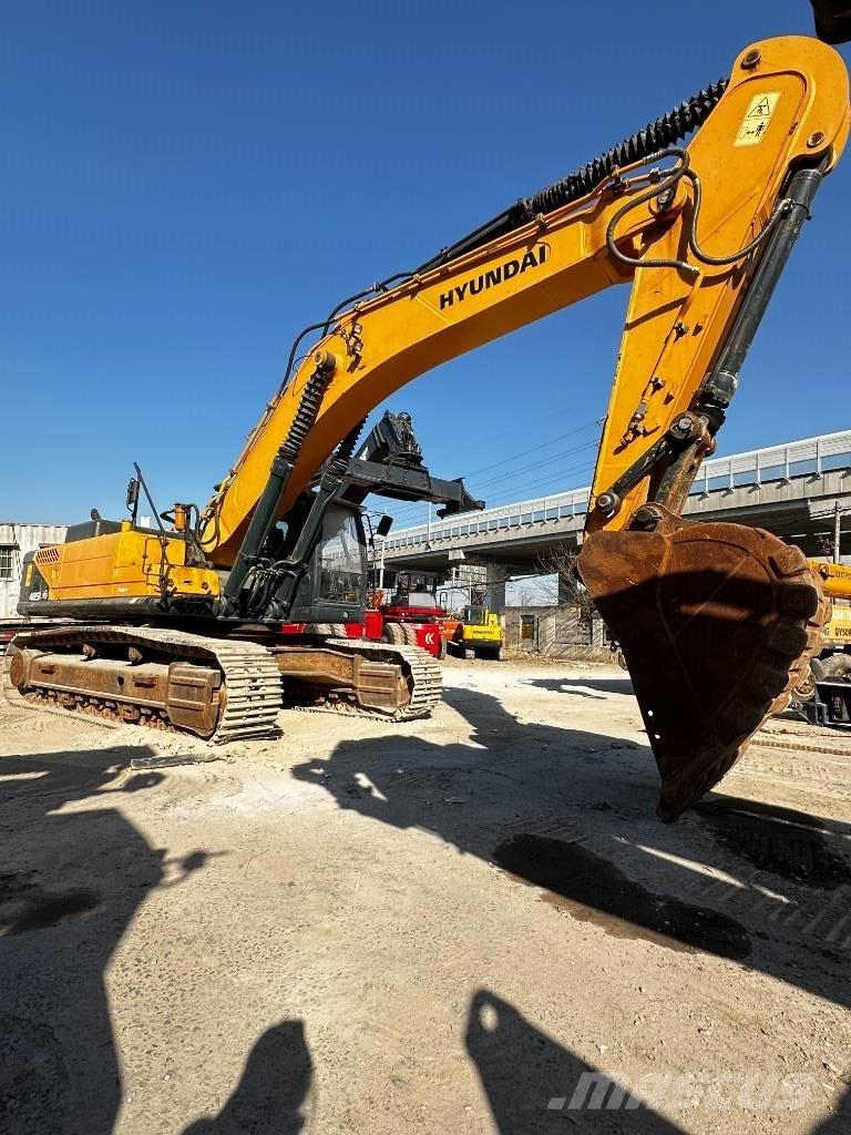 Hyundai R485LVS حفارات زحافة