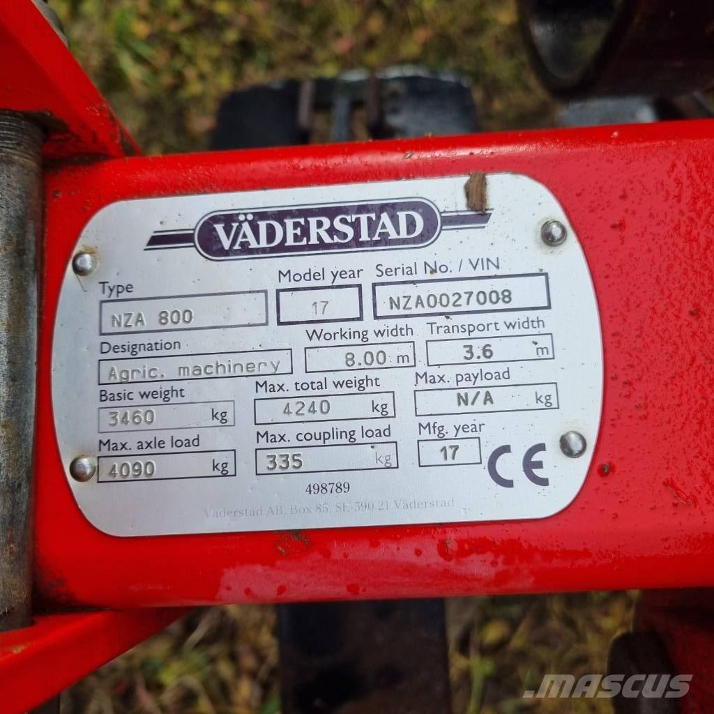 Väderstad NZA800 زراعات