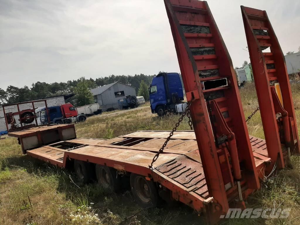 SAM B.M. نصف مقطورة مسطحة منخفضة