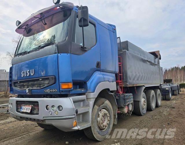 Sisu E12M 8X4 شاحنات قلابة