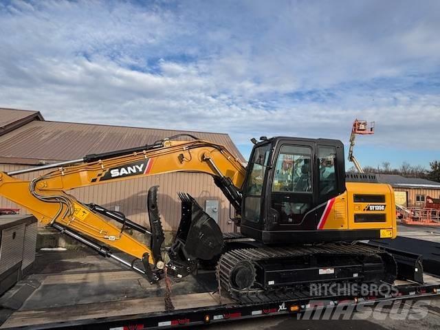 Sany SY 135 C حفارات زحافة