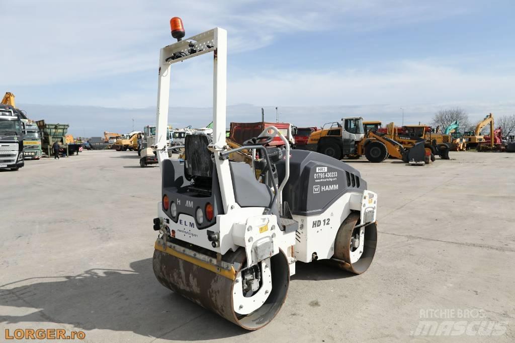 Hamm HD 12 VV مداحل ثنائية الاسطوانة