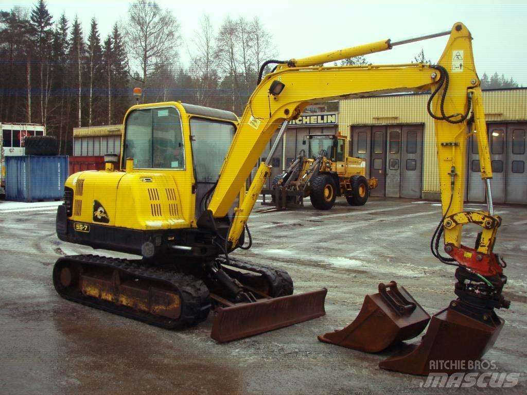 Hyundai Robex 55-7 حفارات صغيرة أقل من 7 طن (حفارات صغيرة)