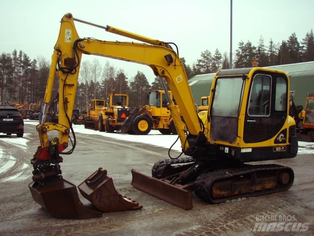 Hyundai Robex 55-7 حفارات صغيرة أقل من 7 طن (حفارات صغيرة)