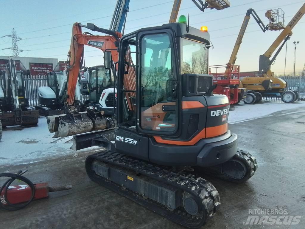 Develon DX 55 -7 حفارات صغيرة أقل من 7 طن (حفارات صغيرة)