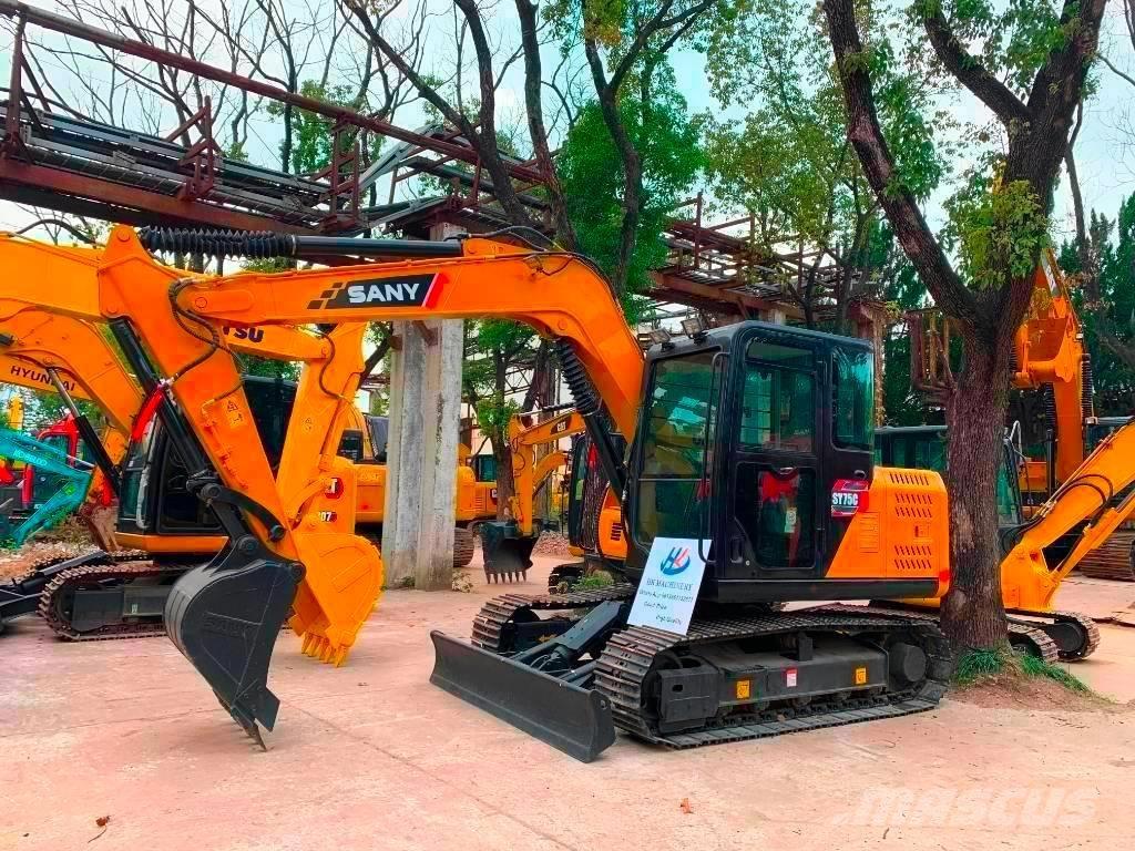 Sany SY 75 C حفارات زحافة