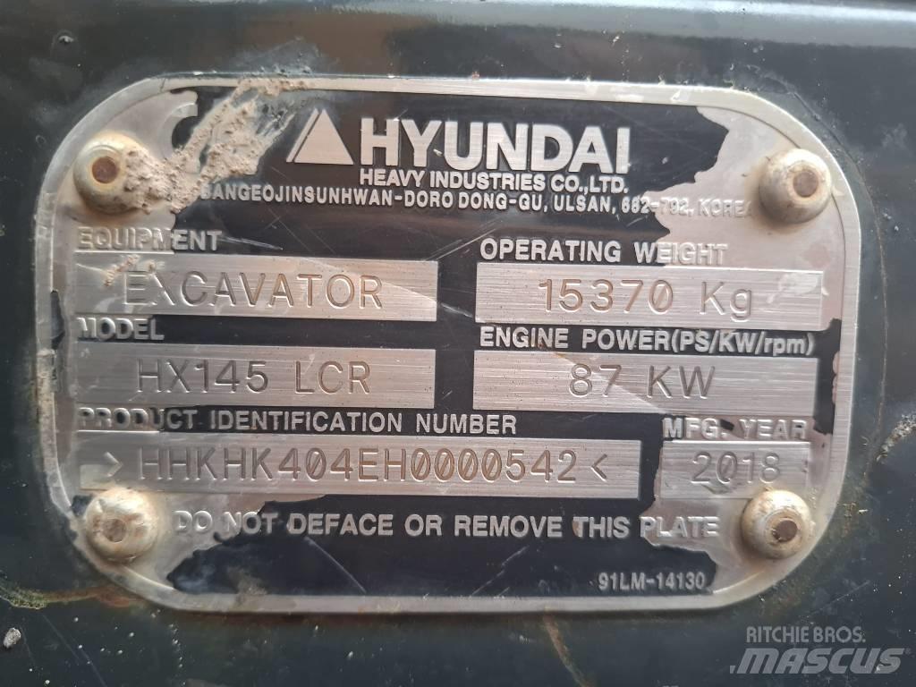 Hyundai HX 145 LCR حفارات زحافة
