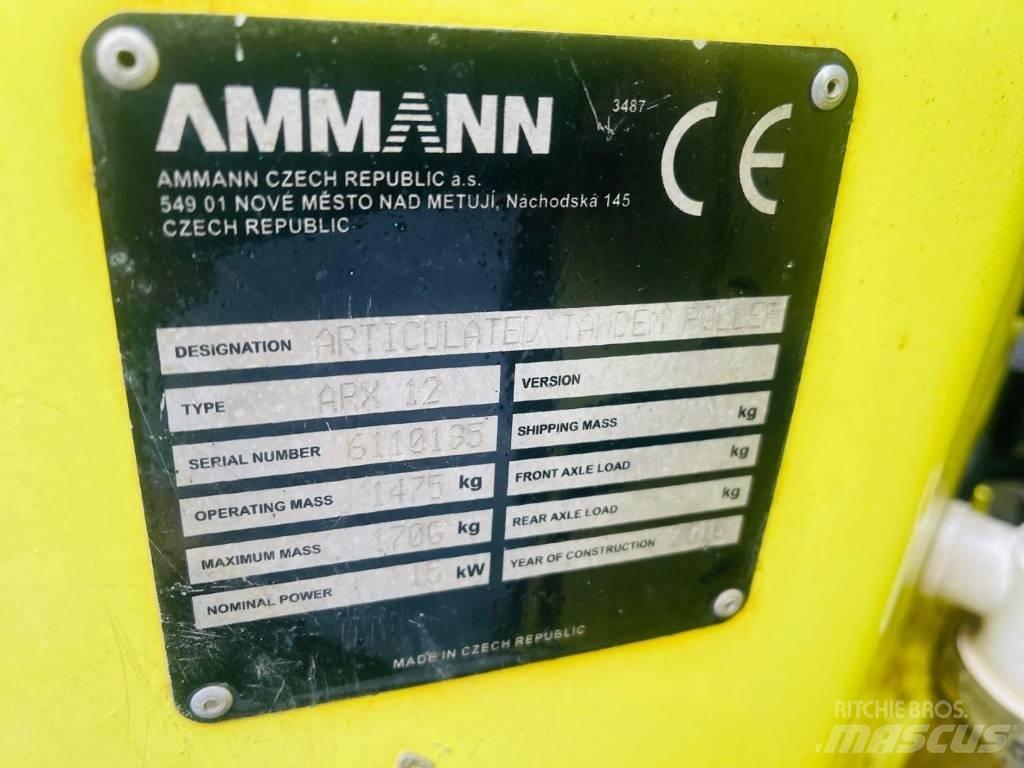 Ammann ARX 12 مداحل ثنائية الاسطوانة