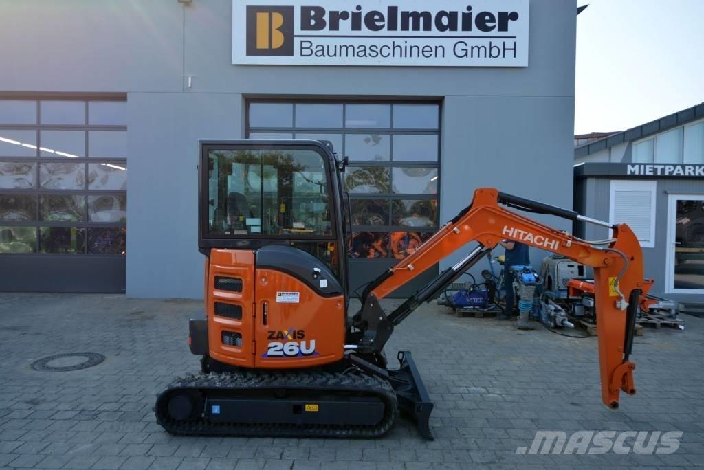 Hitachi ZX 26 U-6 حفارات صغيرة أقل من 7 طن (حفارات صغيرة)