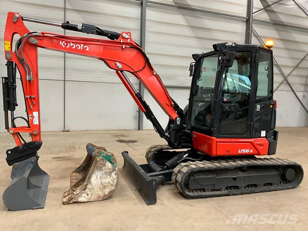 Kubota U 56-5 حفارات صغيرة أقل من 7 طن (حفارات صغيرة)