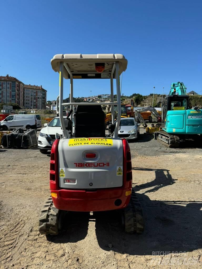 Takeuchi TB216 حفارات صغيرة أقل من 7 طن (حفارات صغيرة)