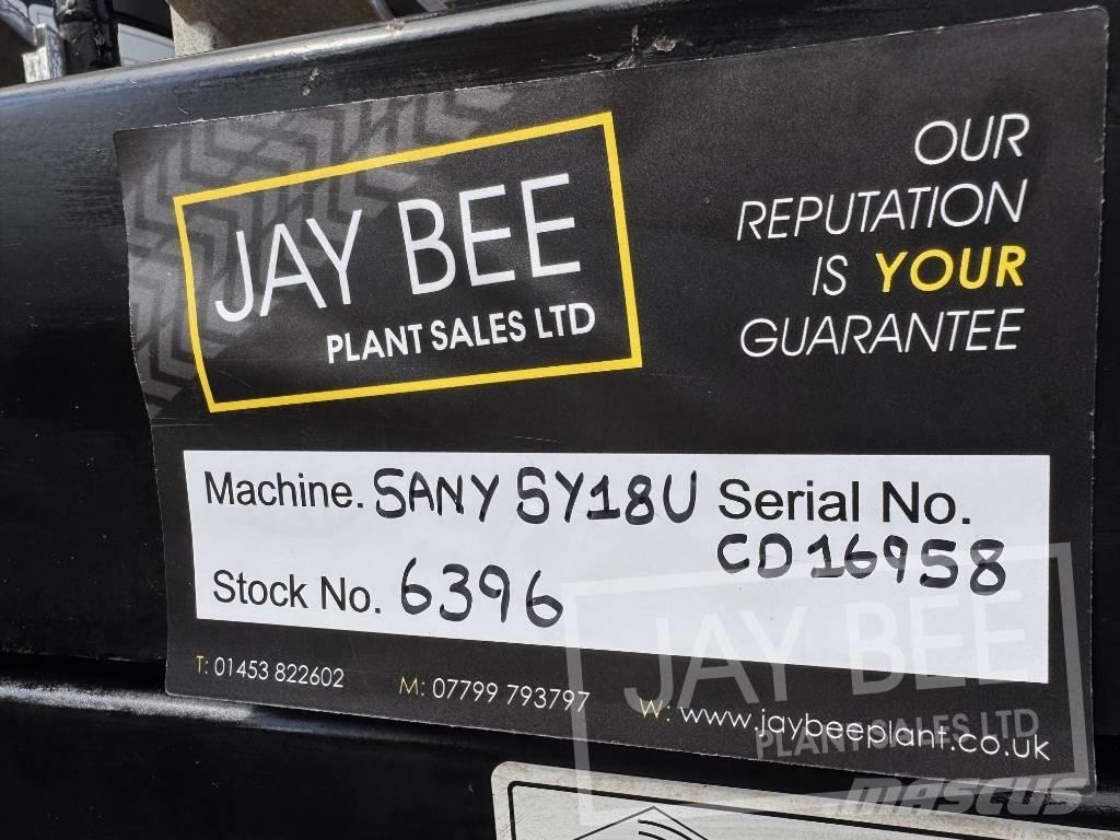 Sany SY18U حفارات صغيرة أقل من 7 طن (حفارات صغيرة)