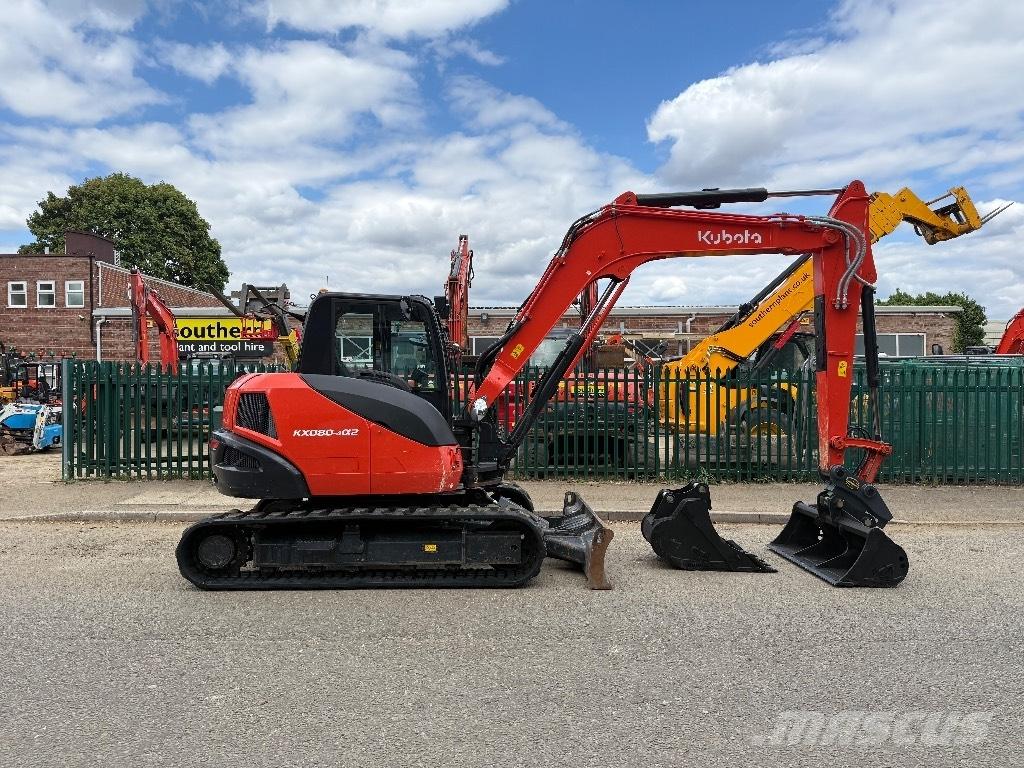 Kubota KX 080-4 حفارات وسط 7 طن - 12 طن