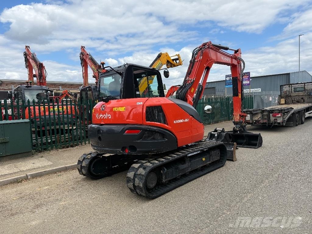 Kubota KX 080-4 حفارات وسط 7 طن - 12 طن