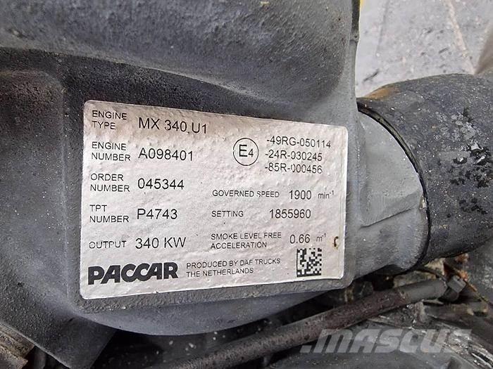  Engines MX340.U1 مكونات أخرى