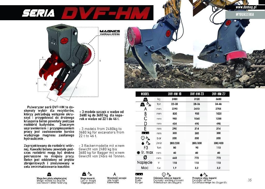  DEMOQ DVF23-HM جراشات البناء