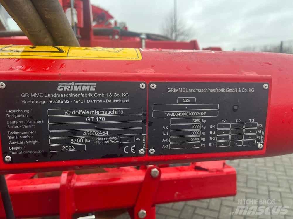 Grimme GT 170 حفارات وحصادات البطاطس