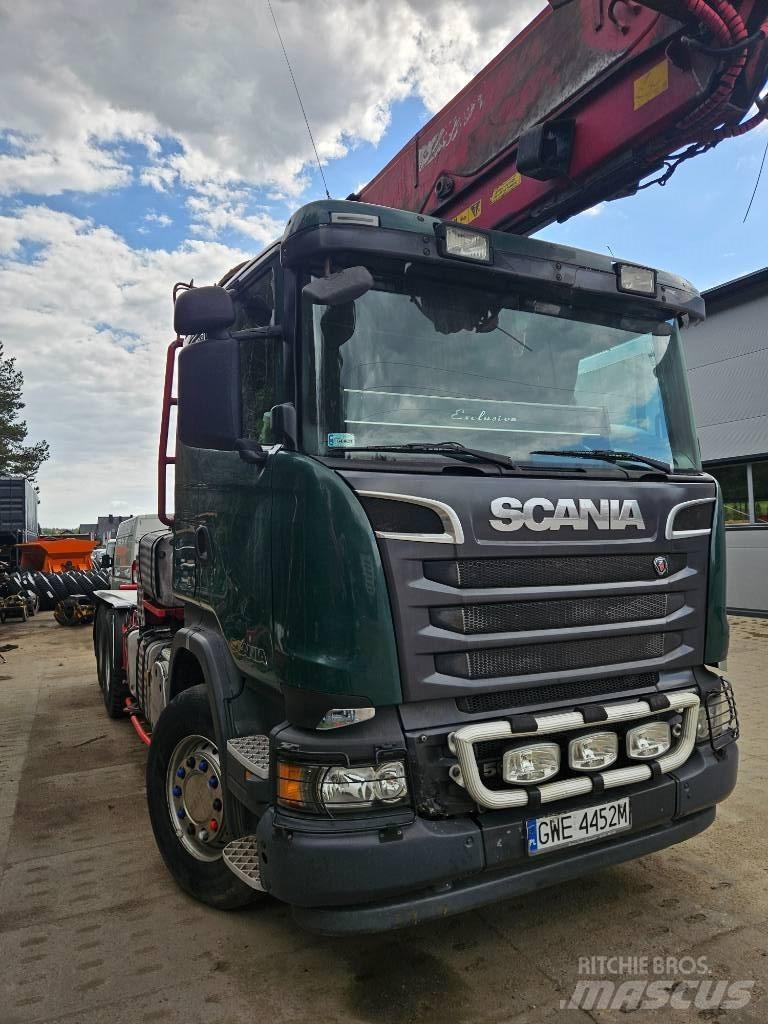 Scania R 560 شاحنات أشجار