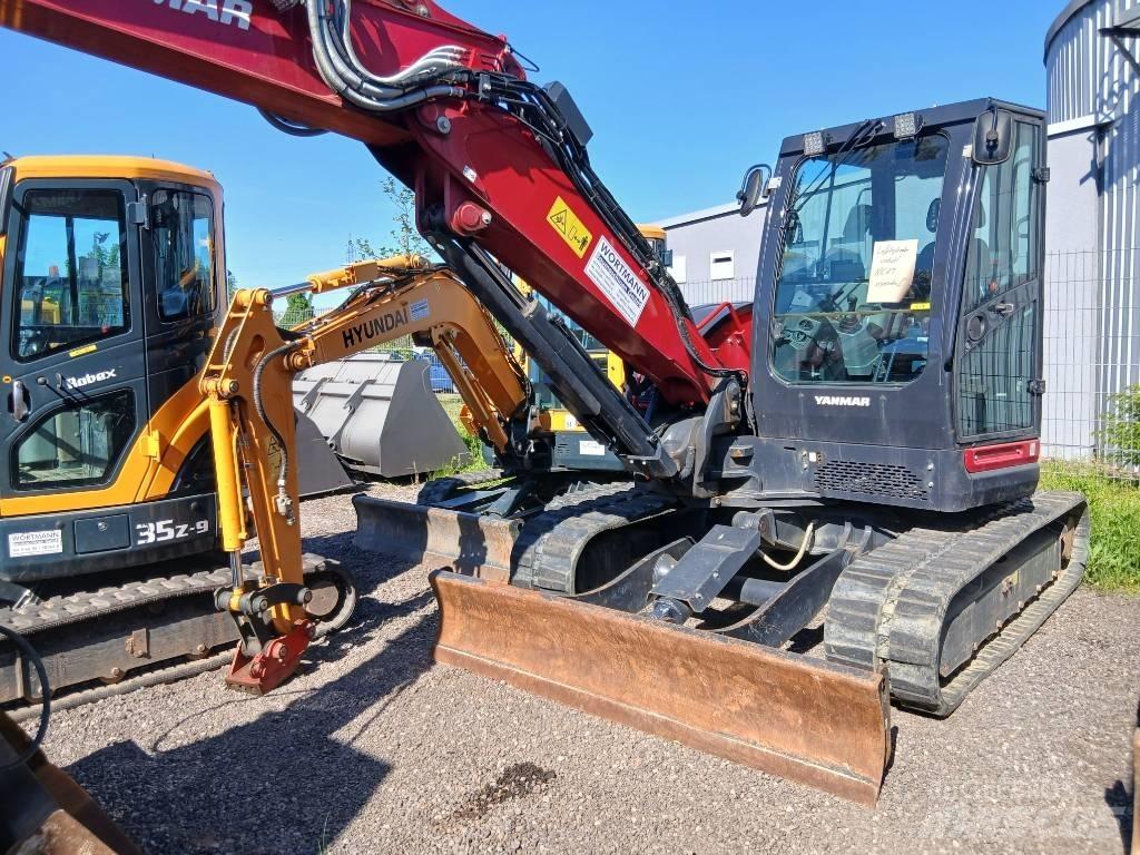 Yanmar Vio 80-1A حفارات وسط 7 طن - 12 طن